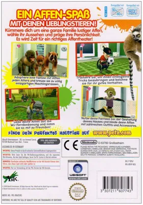 Petz Crazy Monkeyz box cover back